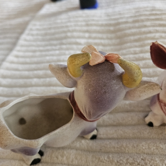Vintage Cow Creamer and Sugar Set - Picture 5 of 5